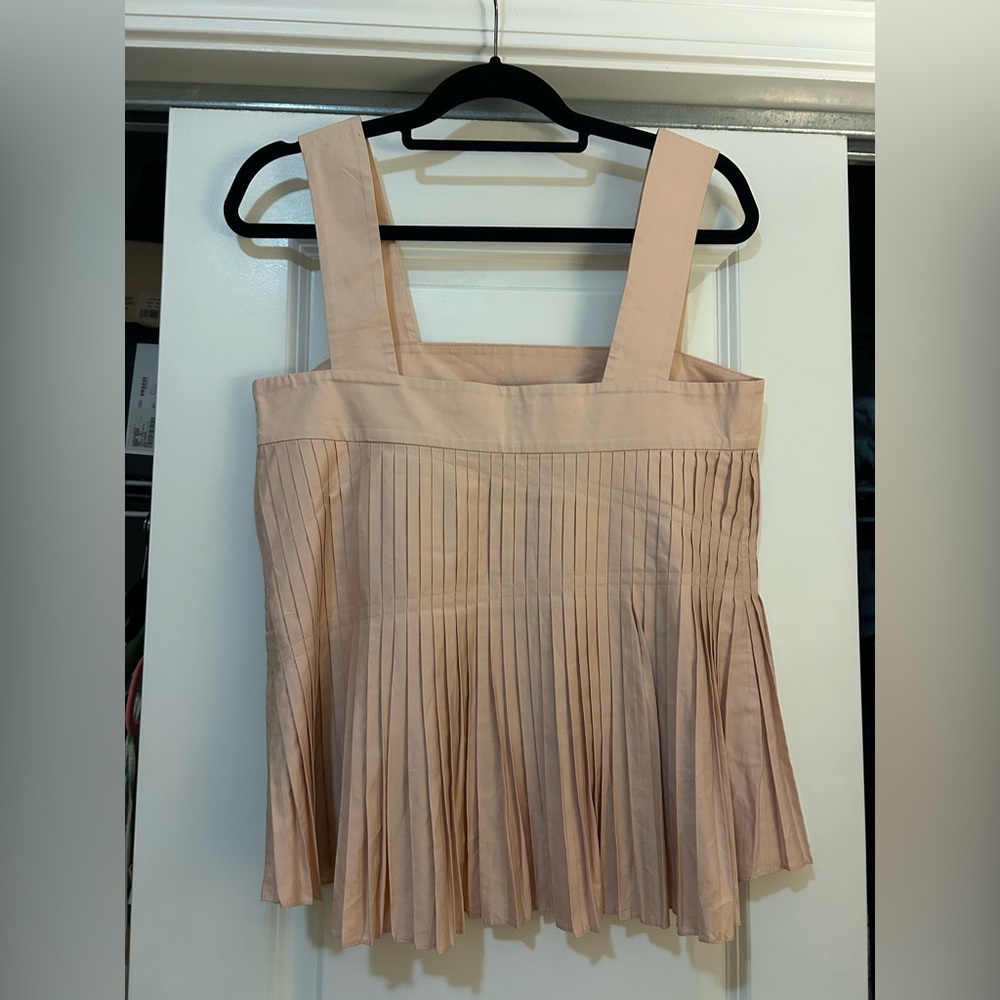 Tibi Blush Sleeveless Blouse